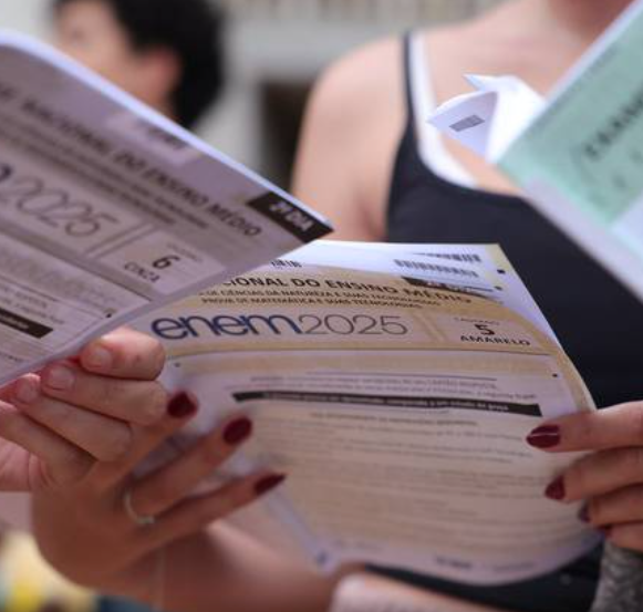 Caderno de prova do Enem 2026