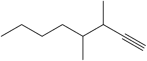 Hidrocarboneto aberto com ligação tripla