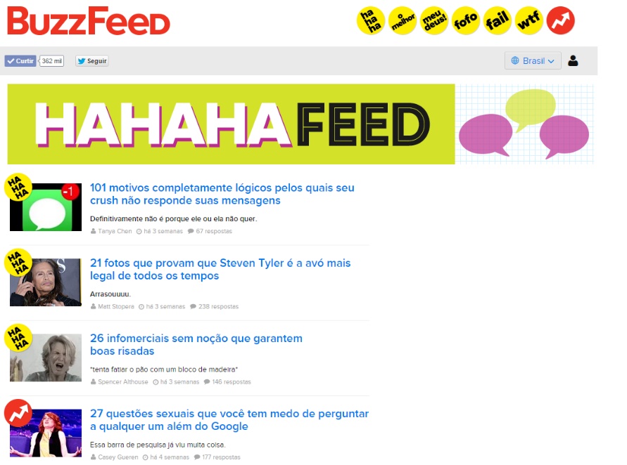 QUEM VOCÊ É NO DIVERSOS DO BUZZFEED?