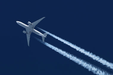 Rastro de um avião