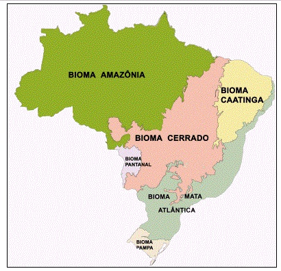 a) Mapa do Brasil e b) do estado de São Paulo com as 67