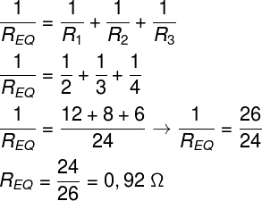 Cálculo da resistência equivalente