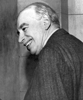 Keynes foi o responsável pela teoria que sustentou a ideia de Estado de bem-estar social, que influenciou a concepção de Estado Democrático de Direito.