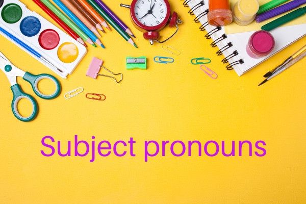 Subject pronouns: quais são e regras de uso - Brasil Escola