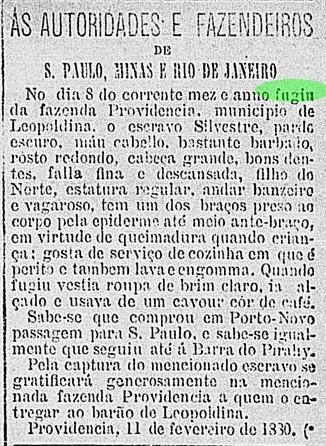 Imagem 1: Jornal Gazeta de Notícia de 20/02/1880, BN Digital, acesso em julho de 2020. 