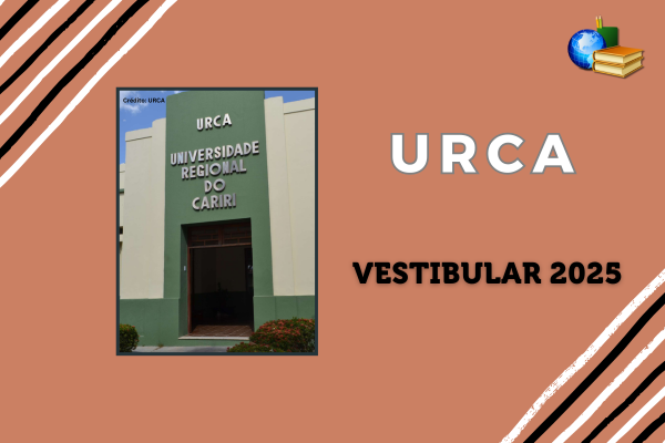 Foto do campus da Unicentro em fundo amarelo. Texto na imagem: Unicentro Vestibular 2025.