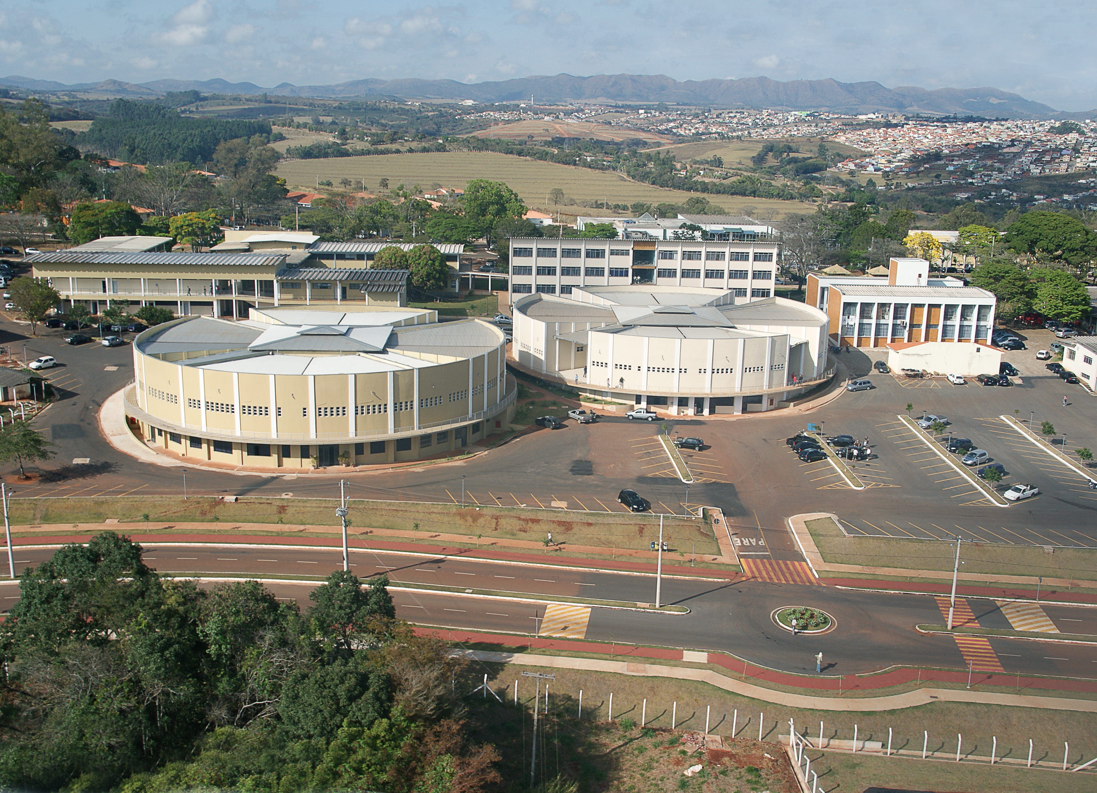Visão aerea do campus da UFLA