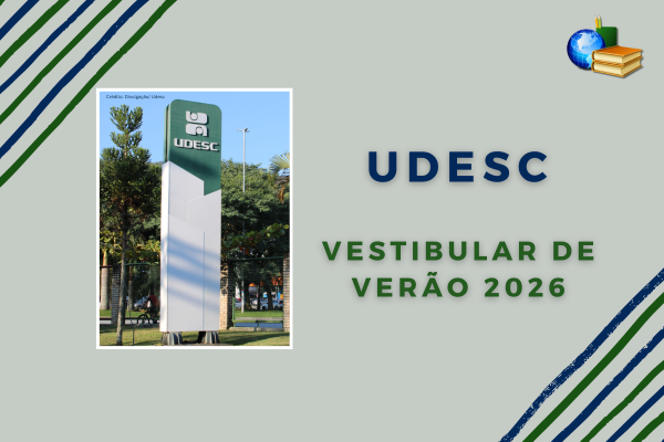 inscrição Vestibular de Verão 2026 da Udesc Vestibular de Verão 2026 da Udesc