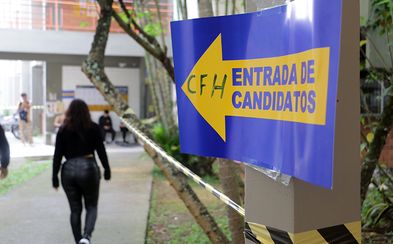 Local de prova do vestibular da UFSC